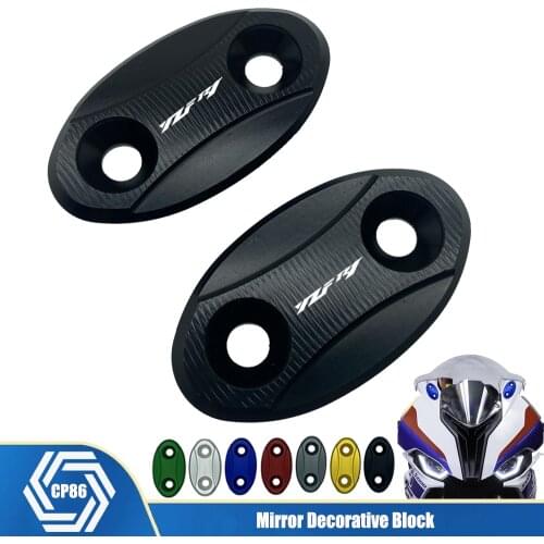 For YAMAHA YZF R1 2007 2008 2009 2010 2011 2012 2013 2014 Motorcycle Mirror Hole Cover Windscreen Driven Mirror Eliminators Cap