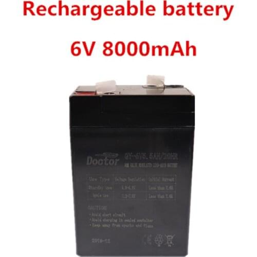 New 6v 8000mAh pricing electronic scale table scale lead-acid battery emergency light childrens toy car rechargeable battery