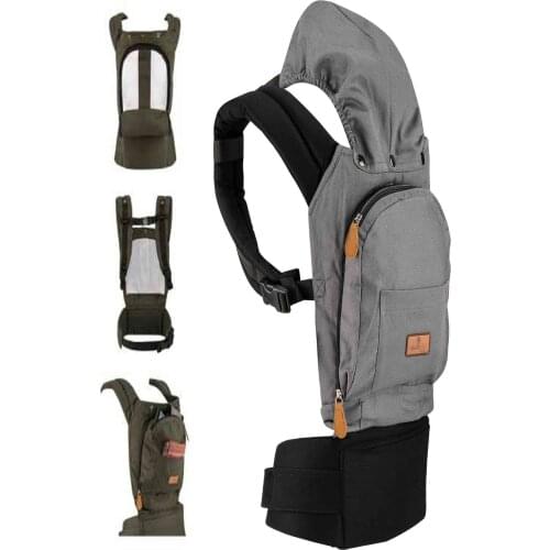 Hand in hand Life Ergo Air Ergonomic Kangaroo Black-Gray