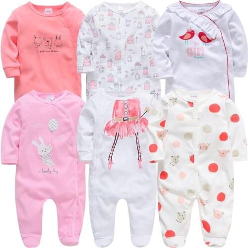 Kavas Big Discount Rompers Newborn Clothes Long Sleeve Infant Jumpsuit Christmas Cartoon Printing Girls Boys Romper