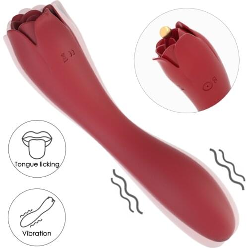 Licking Tongue Vibrator Clitoris Stimulator Masturbator Dildo Vibrator Orgasm Nipple Licking Toys For Adults Sex Toys for Woman