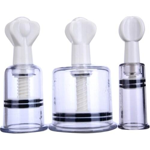 Silicone Nipple Teasing Stimulation Manual Breast Pump Couple Game Adult Sex Toys Easy to stretch to fit on most men