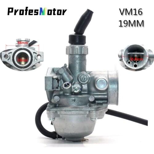 Motorcycle 19mm Mikuni VM16 Carburetor Carb For Honda XR50 CRF50 CRF70 50cc 70cc 90cc 110cc Pit Dirt Bike ATV Quad
