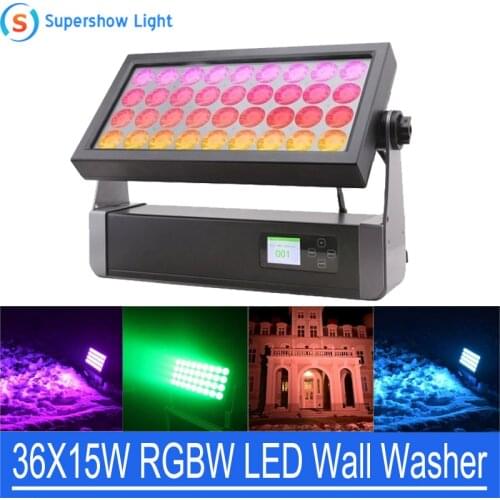 Outdoor Led Lighting SGM P5 36x15W 4 in1 LED Stage Light IP65 2.4G Wireless DMX512 Led Wall Washer