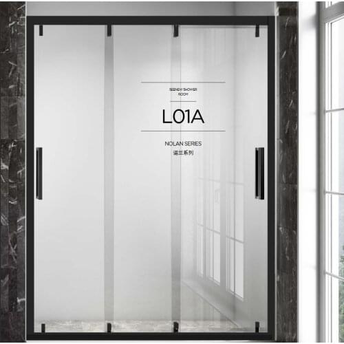 Dry and wet separation partition of bathroom, glass door, screen, shower room, shower room, household simple bath screen