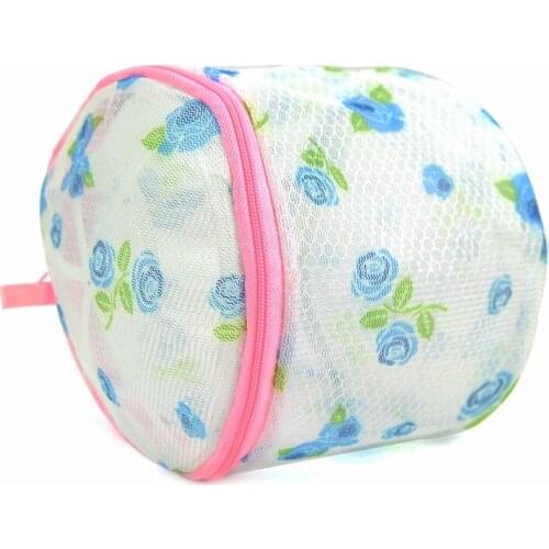 Portable rose bra wash bag with washbasin rose folding bra underwear wash bag home care products new pattern Originality QW099