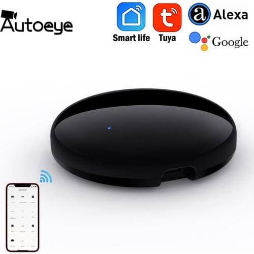 Autoeye Tuya Smart Life IR Controller Blaster Infrared Wireless Remote Control Work with Alexa Google Hub Home Assistant