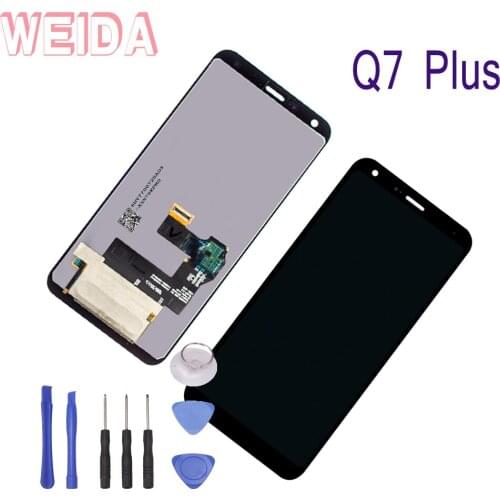 WEIDA For LG Q7 Plus Screen Replacement Assembly LCD Touch Screen Digitizer 5.5 Inch + Tool Q7+ Q7Plus Q7 Plus