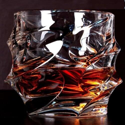 Whiskey Glass Cups Lead-free Crystal Cups High Capacity Beer Glass Wine Cup Bar whiskey glass champagne flutes