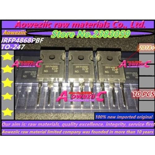 Aoweziic 2018+ 100%new imported original IRFP4868PBF IRFP4868 TO-247 field effect transistor 300V 70A