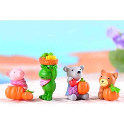 Decorations Fairy Garden Figures Animal Miniatures Figurine Home Figure for Mushroom Resin Accessories Figurines Horse Miniature