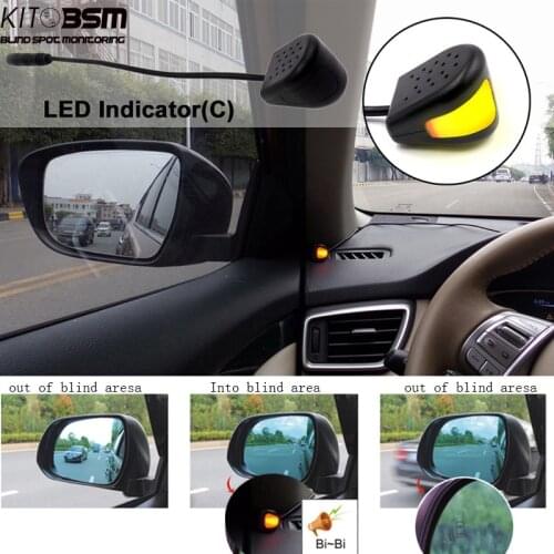 KITBSM Universal Bsd/bsa/blis/lca Parking Assistance 24GHz Microwave Car Blind Spot Zone Detection Sensor Side Assist Device