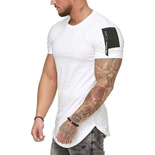 Zipper short sleeve V neck t shirt men fashion hip hop t-shirt men casual summer tshirt Tops camisetas hombre Plus Size M-3XL