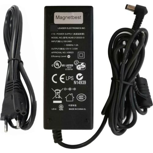 AC DC Adapter LEI 12V 3.33A For Monitor LED light surveillance camera12V3A Switch Power Supply 5.5*2.5/2.1mm