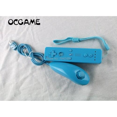 1set Wireless Remote Gamepad Controller For Nintend Wii Nunchuck For Nintend Wii Remote Controle Joystick Joypad Optional