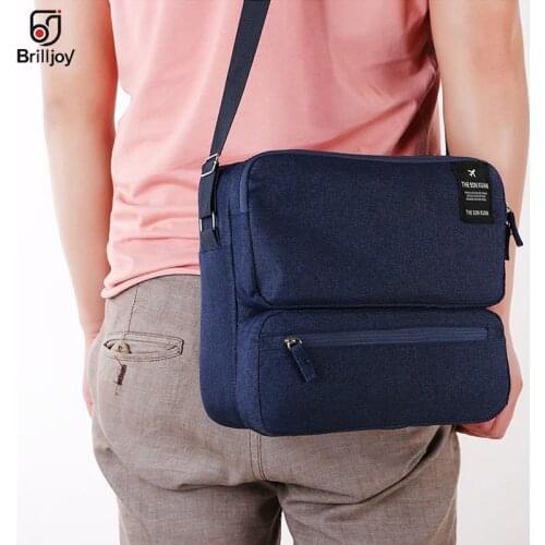 Brilljoy Multifunction Women Travel Bag Electronic Digital Bag For Phone Business Portable Book Bag Card Pouch mens shoulder bag