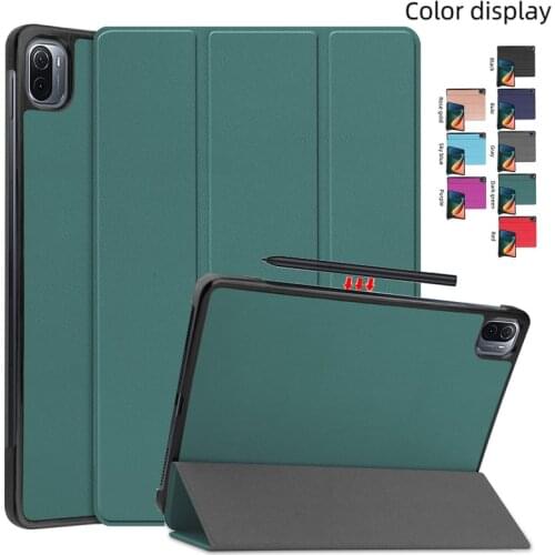 For xiaomi tablet mipad 5 mi pad 5 pro pad 5 pro 5G case for xiaomi mi pad 5 global tablet Tri-fold case smart protective shell