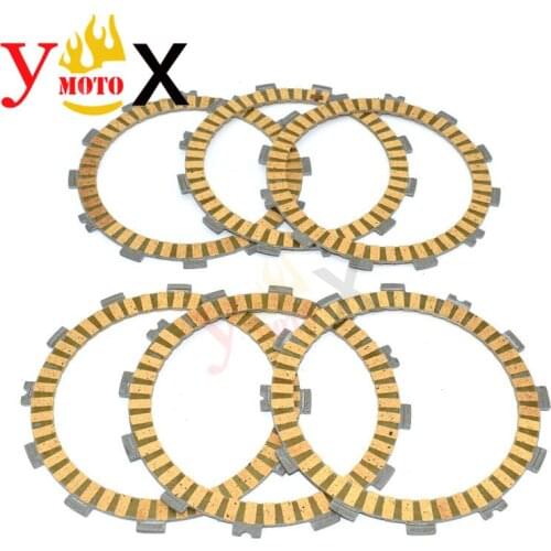 6PCS/Set Ninja 250 300 Motorcycle Clutch Friction Discs Plate Kit For Kawasaki Ninja250 EX250 2008-2015 Ninja 300 EX300