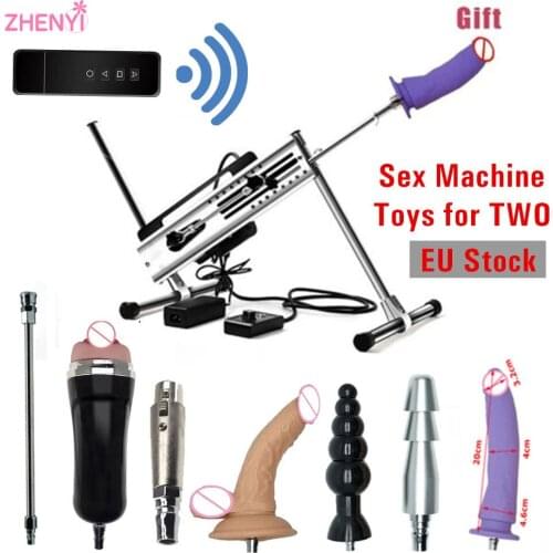 Double Head Vibrator Sex Machine With Big Dildo Male Masturbator Erotic Toys For Women Men Couples Adults Games Intimate Goods