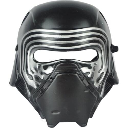 Hot Mask Newest 7 The Halloween Cosplay Cool PVC Head Black Mask