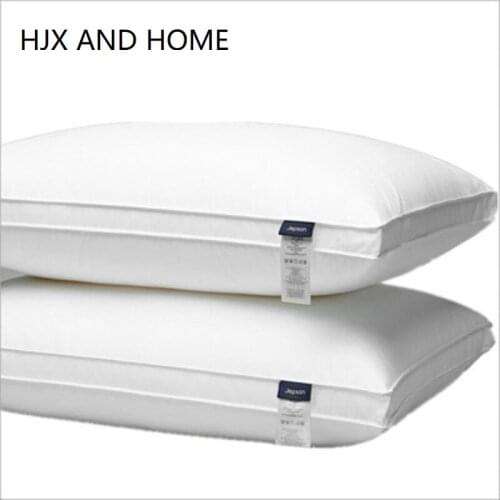 Five-star quality 100% cotton material Standard Queen king size 48x74cm Comfortable soft elasticity pillow
