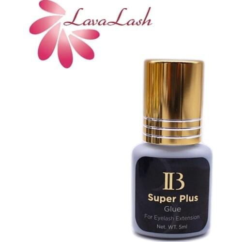 1 bottle Korea IB Ibeauty Super Plus Glue For Eyelash Extensions Original 5ml Black Glue Gold Cap Lasting Quick Dry Beauty shop