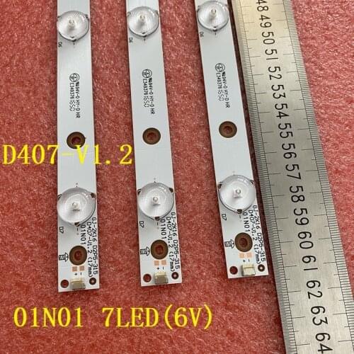 Kit 3pcs 7LED(6V) 613mm LED bar For Vizio D32-D1 D32F-F1 GJ-2K16 D2P5-315 D407-V1.2 01N01