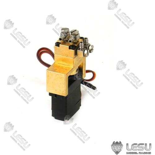 LESU Metal Hydraulic Directional Valve 1CH for 1/14 RC Dumper Truck Excavator Loader DIY Model TAMIYA