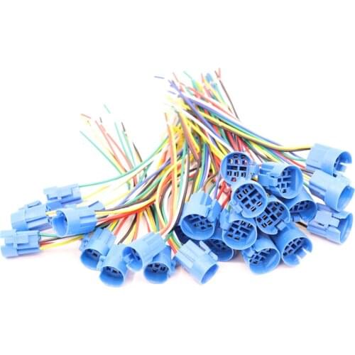 16mm 19mm 22mm new socket for metal button socket wiring 5 wire stable light indicator button terminal base