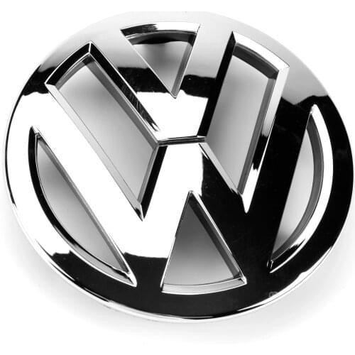 OEM 132MM Chrome Front Radiator Grille Emblem Car Accessories Badge Logo For Volkswagen VW Touran 2011