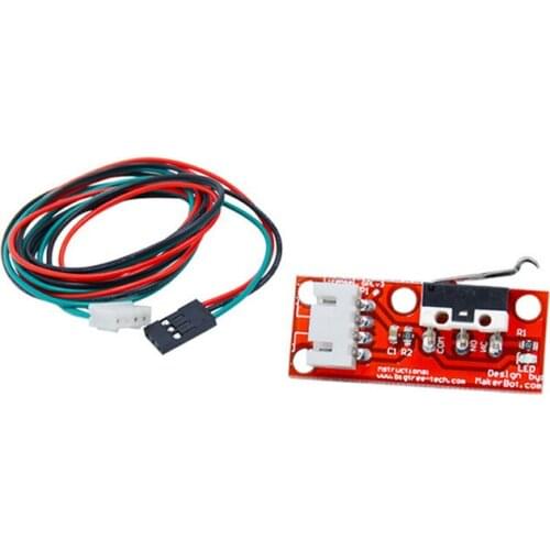 3pcs Optical Endstop Light Control Limit Switch For CNC RAMPS 1.4 Board 3D Printers Parts with 3 Pin Cable Red Part Accessories