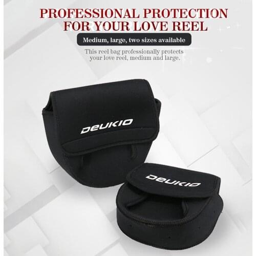 Portable EVA Fishing Reel Bag Protective Case Cover for Drum/Spinning/Raft Reel Fishing Pouch Bag Fishing Accessories