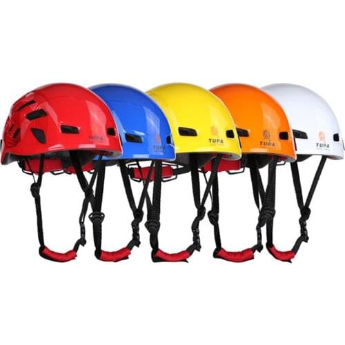 Adjustable Outdoor Sports Mountaineering Helmet Safety Climbing Rappelling Protect Gear for Horse Riding Ventilated Cycling
