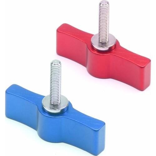 M4 M5 M6 Hand Tighten Screw Aluminum Alloy Handle Adjustable Screws DSLR Camera Photography Accessories