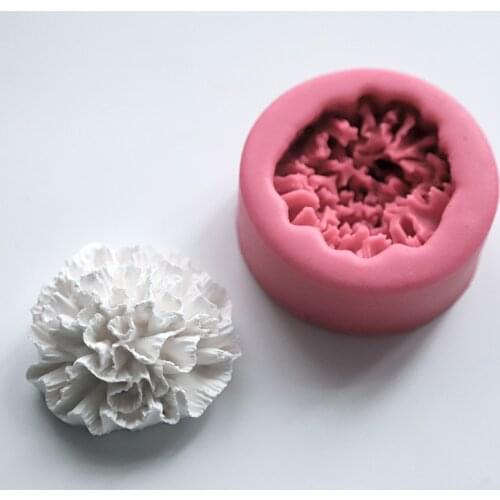 Carnation Flower Silicone Mold Fondant Cake Baking Tools Fondant Craft Cake Candy Chocolate Sugarcraft Decorating Mould