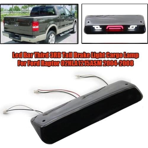 LED Rear High Lever Third 3Rd Brake Stop Light Tail Lamp for Ford F150 Raptor 2004-2008 Explorer Lincoln 02HLA1215ASM