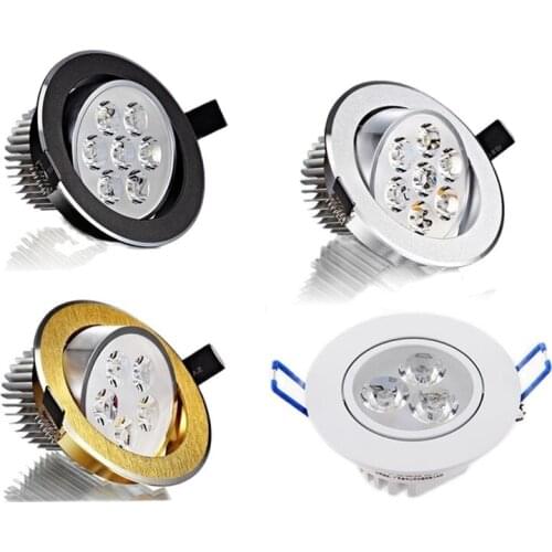 1pcs round Dimmable Led downlight light Ceiling Spot Light 3w 6w 10w 14w 18w ac110-230V ceiling recessed Lights Indoor Lighting