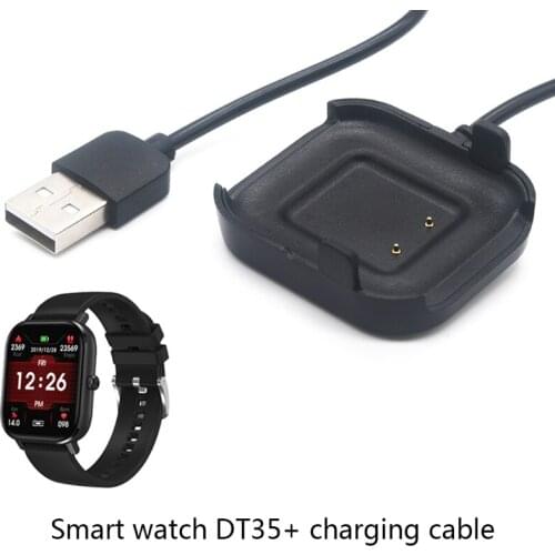 Smart Watch USB Charger Dock Stand Compatible with DT35 DT35+ 5V 1A Charging Cable Cord Wire Wristbands Power Adapter