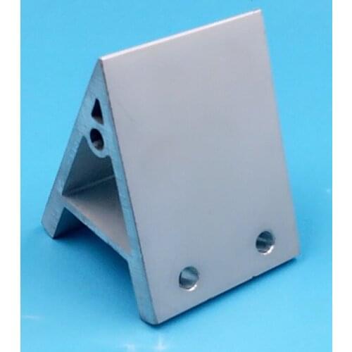 Thickening and Reinforcing Type 45 Degree 6060 Corner Base Corner Bracket Industrial Aluminum Profile Fittings 2pcs