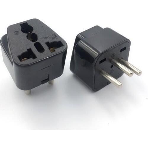 High Quality White Universal EURO UK AU USA US EU to Swiss Switzerland Suisse 3 Pin Plug Adaptor Converter Travel Plug Adapter