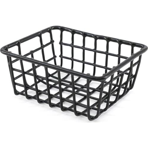 1:12 Dollhouse Accessories Mini Metal Storage Basket Miniature Simulation Furniture Model