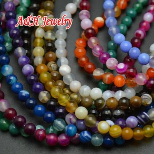 20pcs All Mixed Color Natural Colorful Stone 16'' Strand Loose Beads For Fashion Jewelry Making Materials