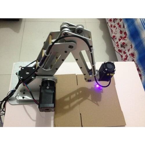 3 Axis Industrial Robot Arm Manipulator with Stepper Motor Line Automatic Claw Metal Robot Welding Machine Gripper