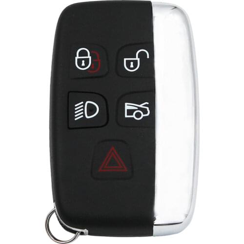 5 Buttons Keyless Entry Smart Remote Key Fob 315/433Mhz With 49 Chip for Jaguar XF XJ XL 2013-2014 aftermarket With Words on it
