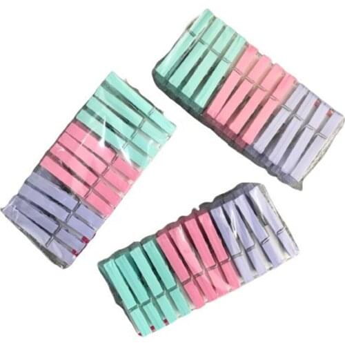 72 Pcs Laundry Clothes Pins Hanging Pegs Clips Plastic Cabinet Hangers Racks Clothespins Kitchen Quality Hangers free shippig