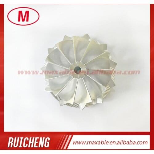B03G 1867-123-2001 53.90/67.00 mm 11+0blades Reverse high performance turbocharger billet/milling/aluminum 2618 compressor wheel