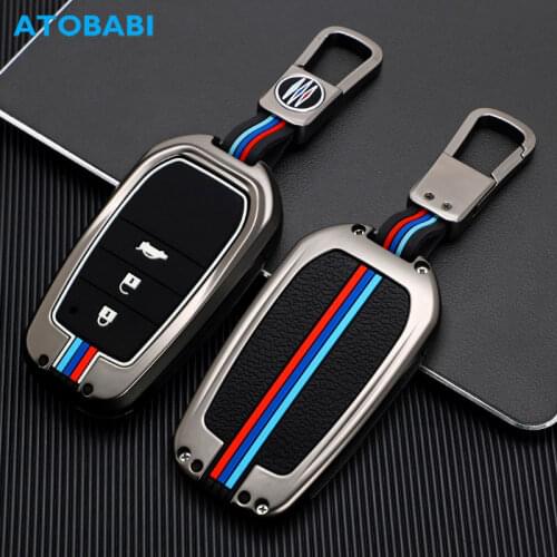 Zinc Alloy Car Key Case Smart Remote Control Cover For Toyota Crown FT-86 Highlander Corolla Prado Camry Levin RAV4 REIZ Cruiser
