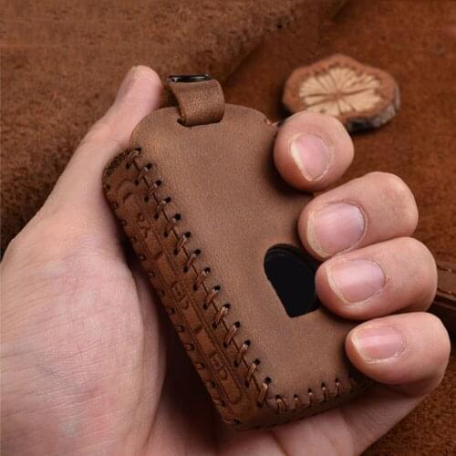 Car Key Cover High Quality Leather For Volvo XC40 XC60 S90 XC90 V90 2017 2018 T5 T6 2015 2016 T8 Car Key Case