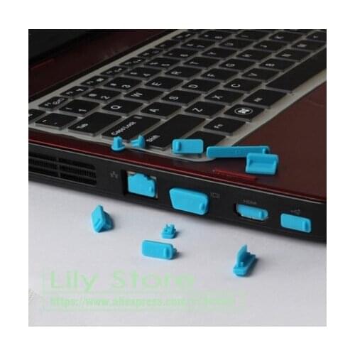 For lenovo toshiba MSI HP asus dell acer Colorful Silicone PortPlugs Dust Plug for PC lapto PC computer Ports from Dirt Dust