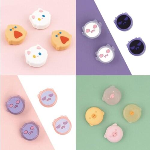 Pet Cat Chick Soft Thumb Stick Grip Cap Joystick Protective Cover For Nintendo Switch NS Lite Joy-con Controller Thumbstick Case